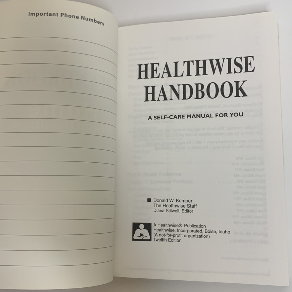 Book | HOME Health Handbook | Medica Self Care Manuel At Home Care Treatments - Picture 4 of 11